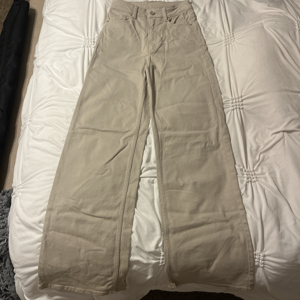 Divided Light Beige Trousers